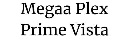 Megaa Plex Prime Vista Logo
